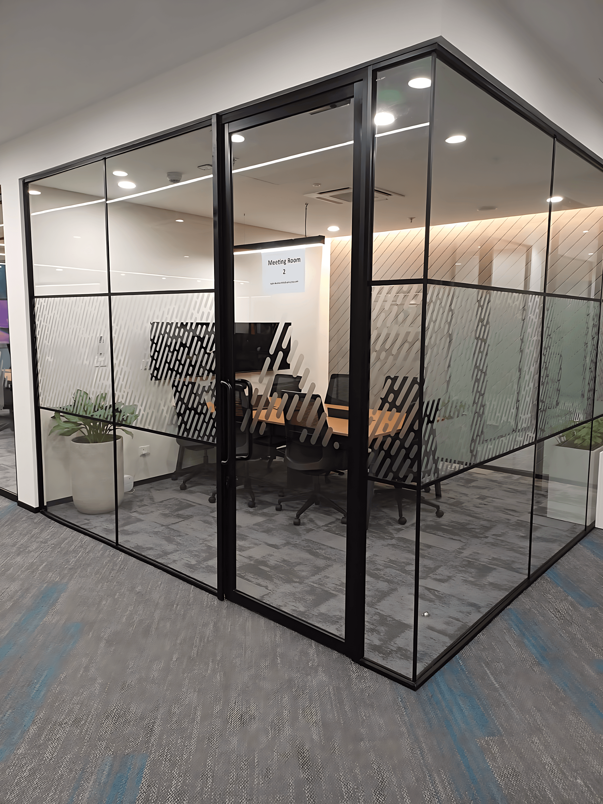 Single Glazing Partition 25*100